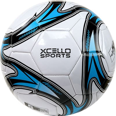 10 Soccerball - SWIRLS Black-Blue