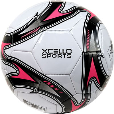 11 Soccerball - SWIRLS Black-Pink