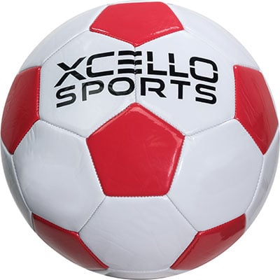 15 Soccerball - TRADITIONAL - Red