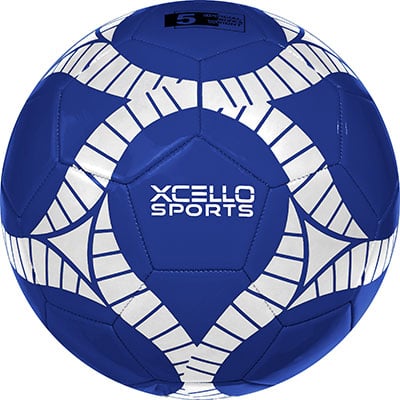 5 Soccerball - STRIPES Blue-White